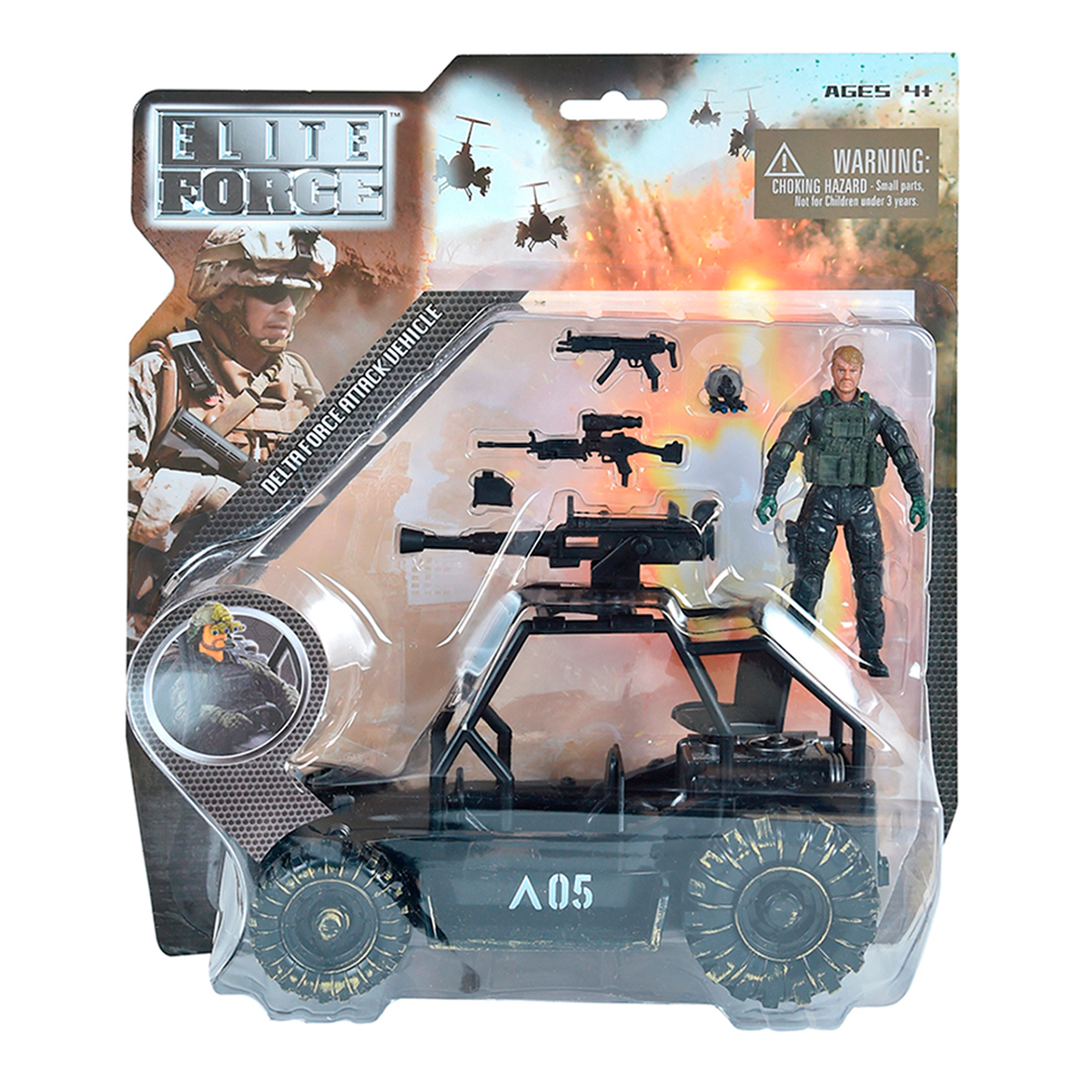 Ігровий набір штурмова машина Дельта з фігуркою та зброєю Elite Force 10-11 см — превʼю 1