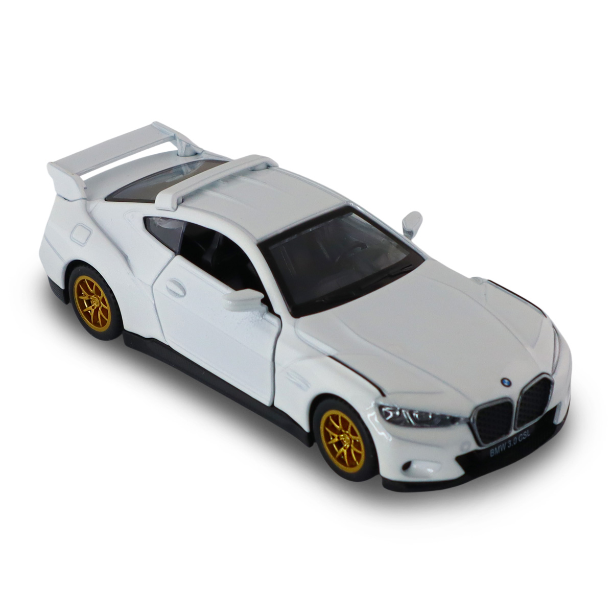 Автомодель Techno Drive BMW 3.0 CSL металева 1:42 Біла — превʼю 13