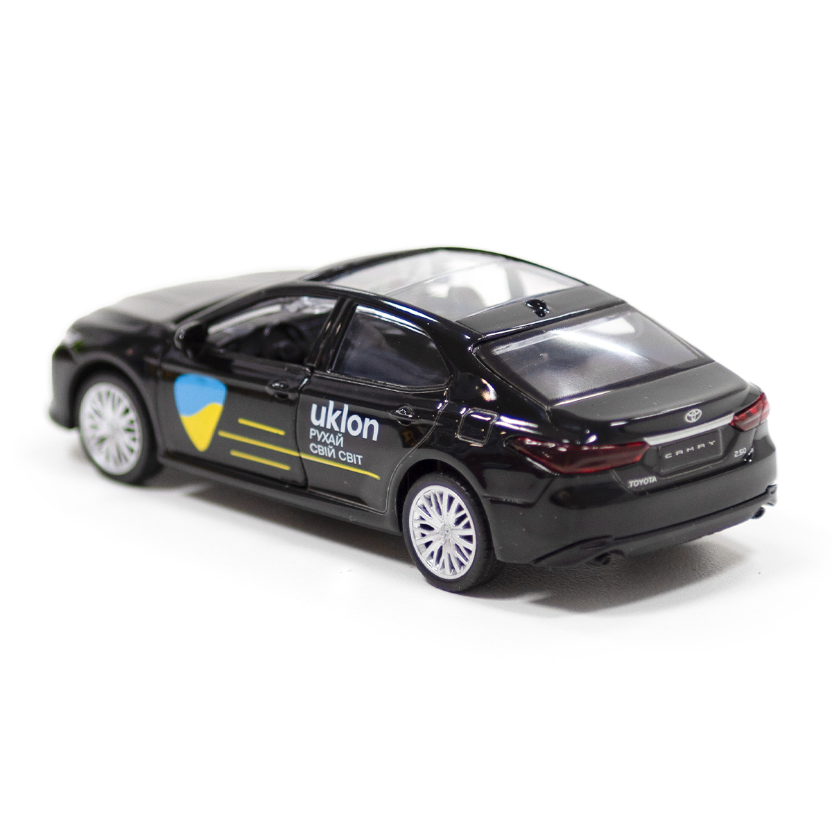 Автомодель Techno Drive Toyota Camry Uklon металева Чорна — превʼю 5