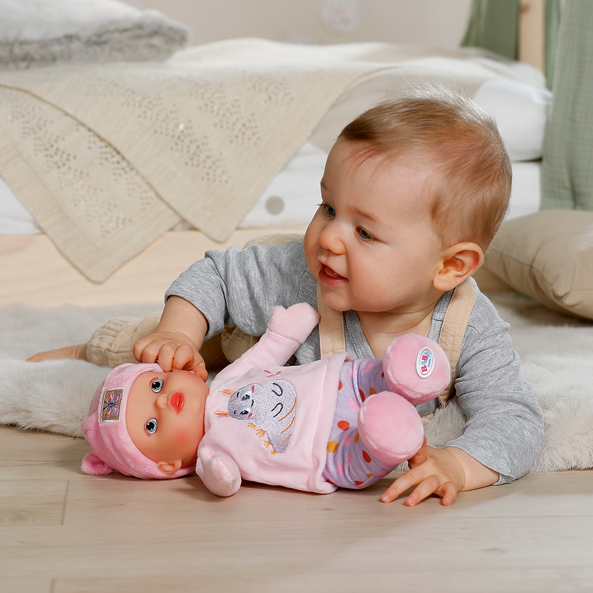 Лялька Baby Born For Babies Солодке малятко 30 см Рожева — превʼю 7