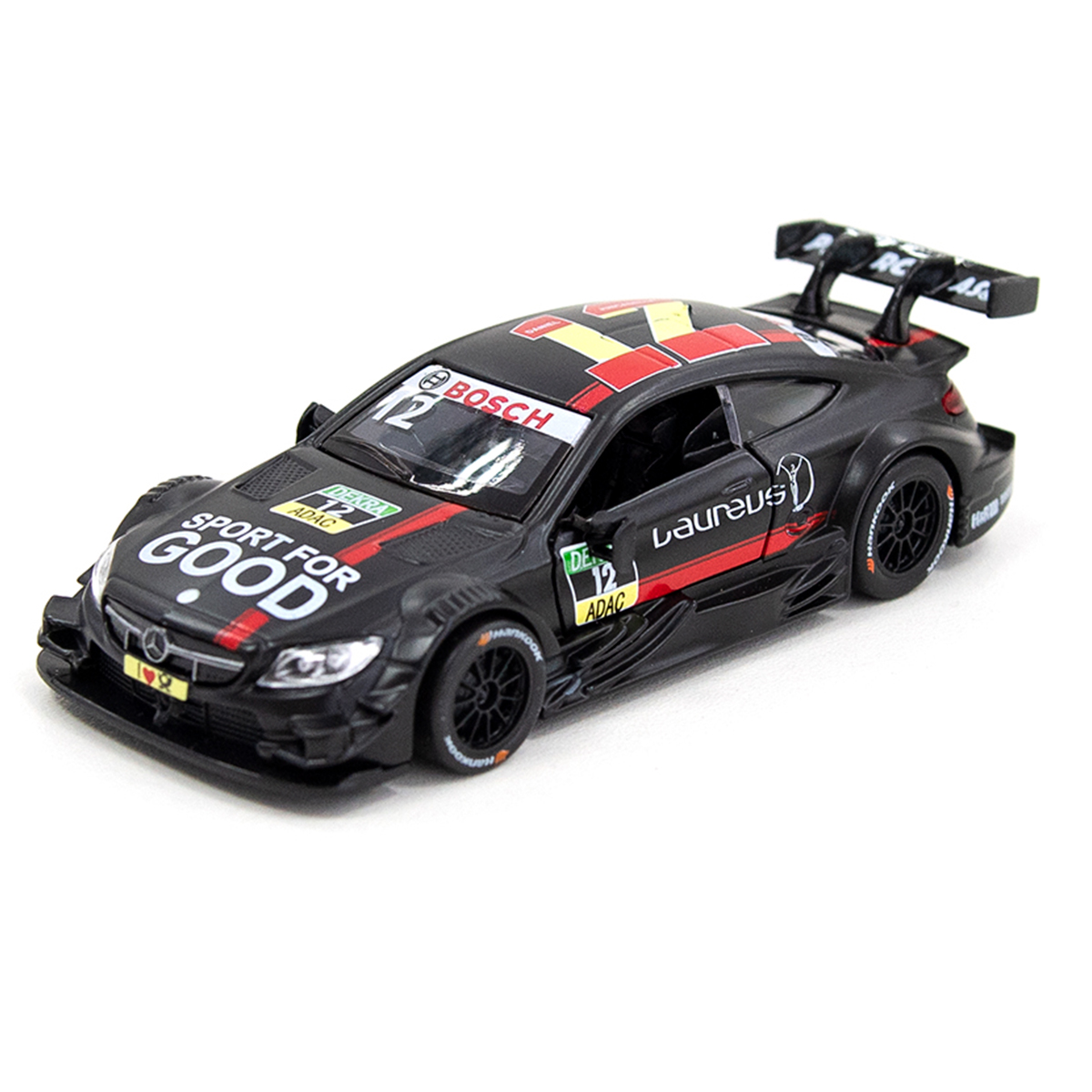 Автомодель Techno Drive Mercedes-AMG C63 DTM металева 1:32 Чорна — превʼю 1