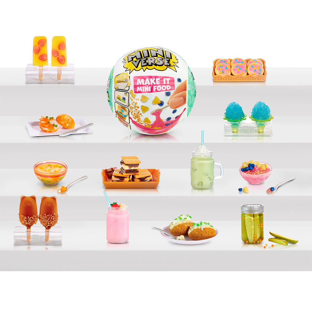 Ігровий набір Miniverse Mini Food 3 Створи кафе дитячий з інгредієнтами — превʼю 8