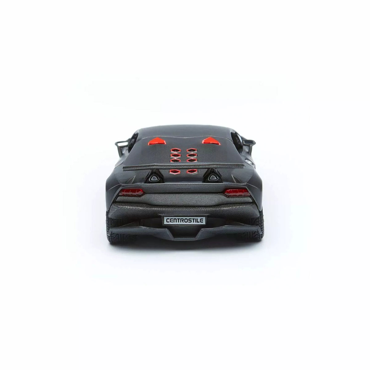 Автомодель Bburago Lamborghini Sesto Elemento 1:24 сірий металік — превʼю 8