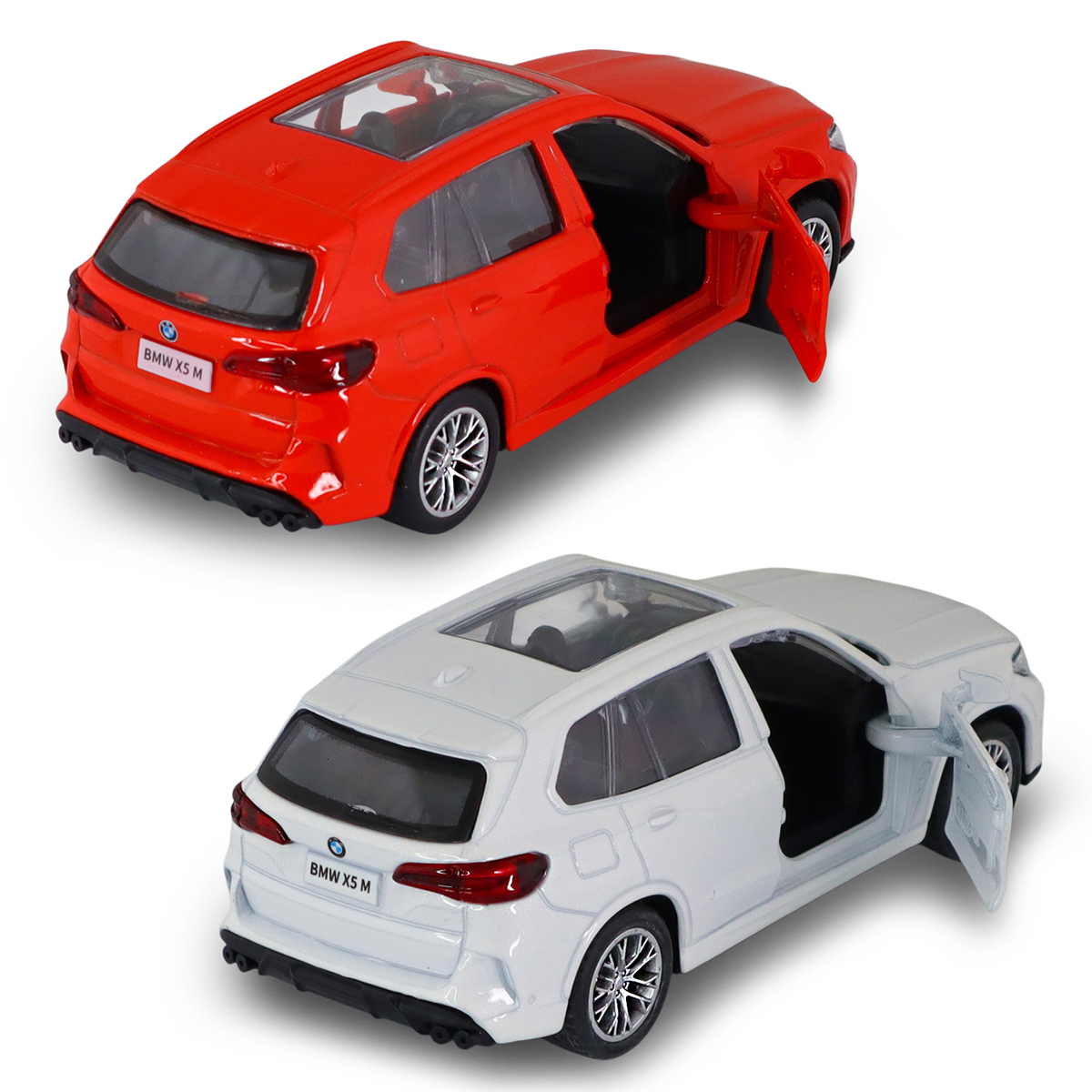 Автомодель BMW X5 M Techno Drive металева 1:43 pull-back Біла — превʼю 2
