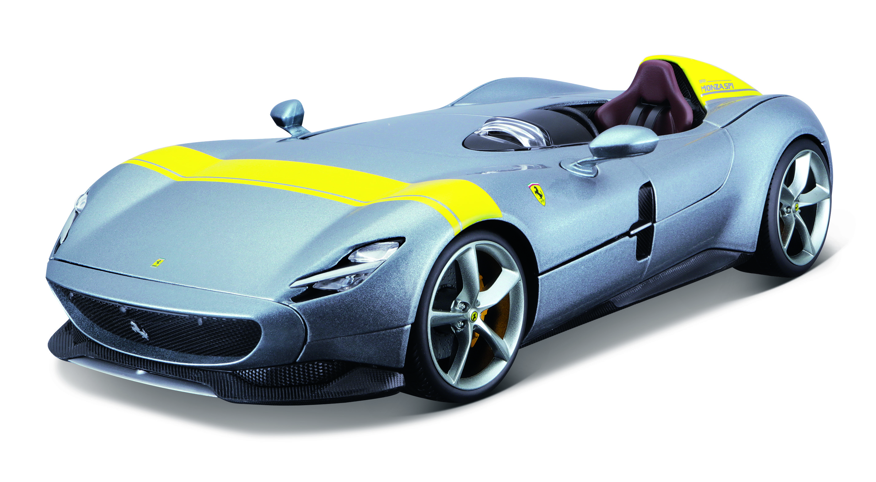 Колекційна модель Bburago Ferrari Monza SP1 1:18 сіра