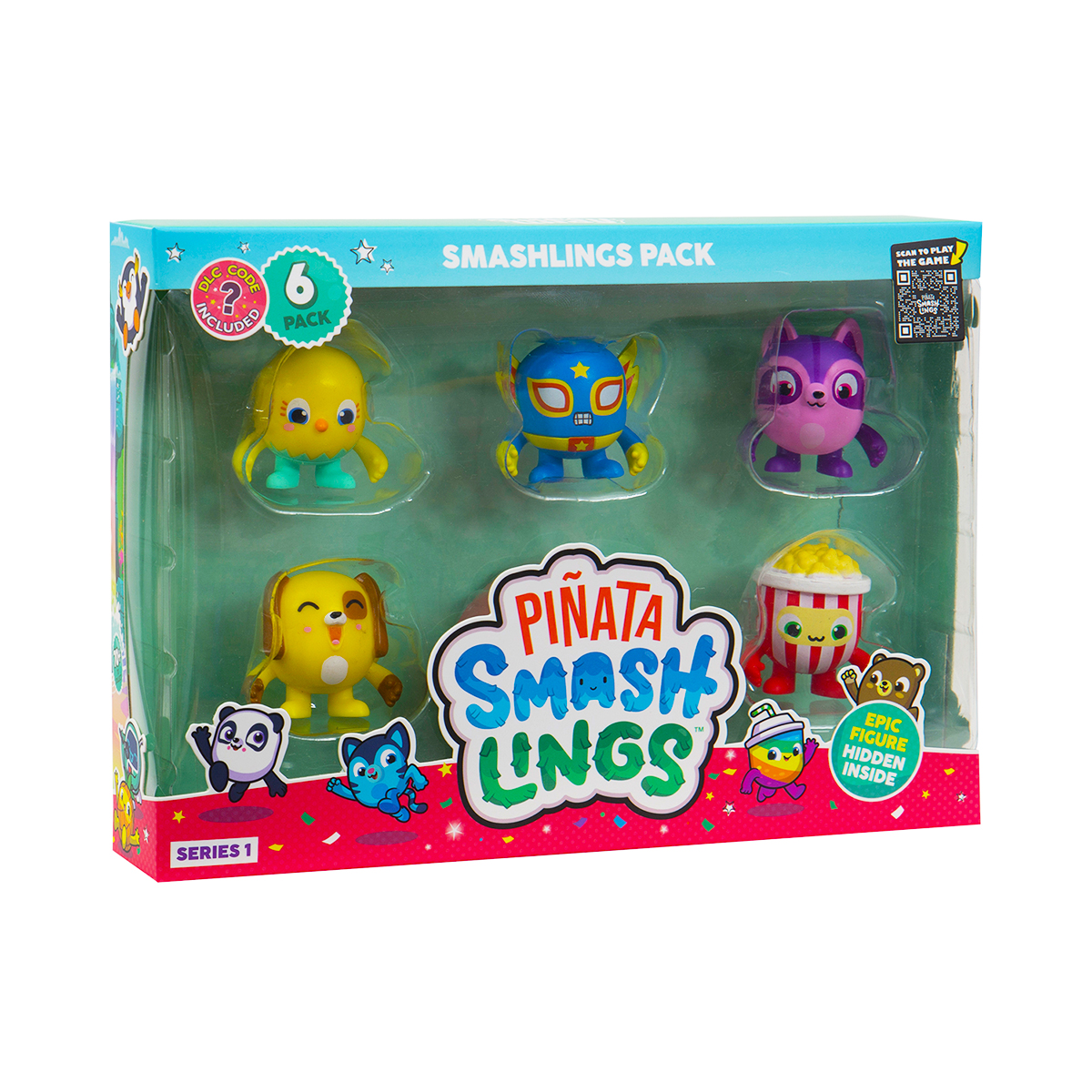 Набір фігурок Pinata Smashlings з 6 героїв 3,5 см — превʼю 1