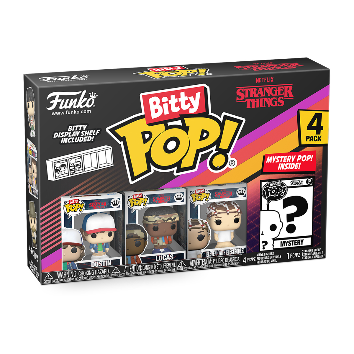 Фігурка Funko Bitty Pop — Дастін (Dustin Henderson) — 2,5 см в асортименті — превʼю 5