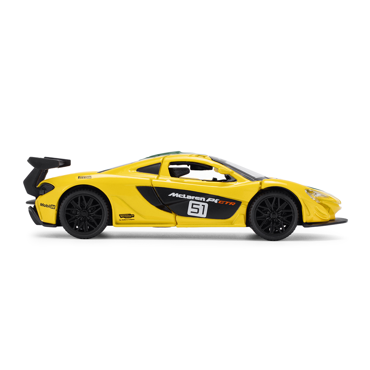 Автомодель Techno Drive McLaren P1 металева 1:43 Жовта — превʼю 10