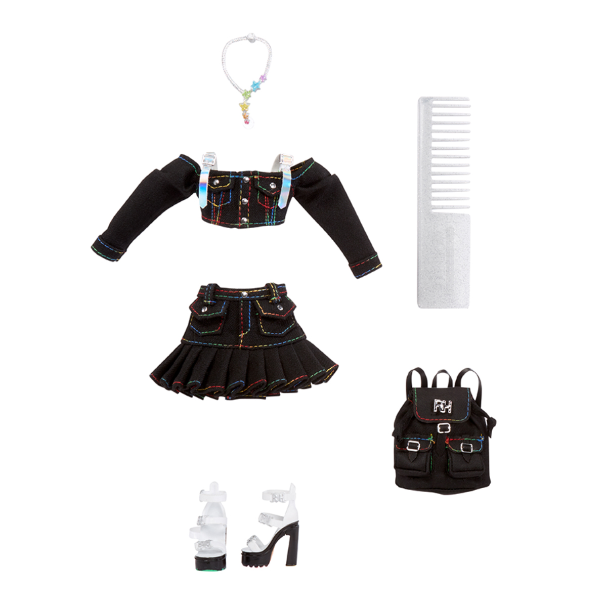 Лялька Rainbow High Junior High Ейвері Стайлз 23 см — превʼю 6
