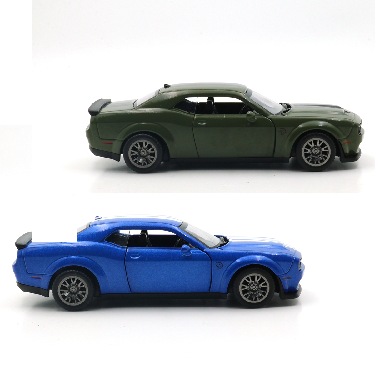Автомодель Dodge Challenger SRT Jailbreak 2022 Techno Drive 1:44 Металева Синя — превʼю 4