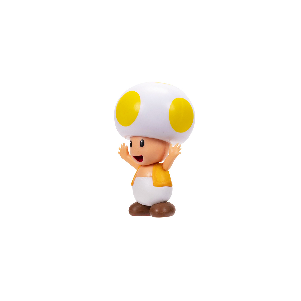 Ігрова фігурка Super Mario Жовтий Тоад 6 см з артикуляцією — превʼю 4