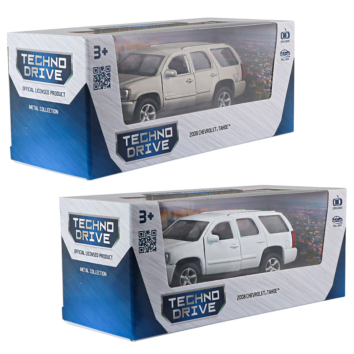 Автомодель Chevrolet Tahoe 2008 Techno Drive металева 1:43 — превʼю 6