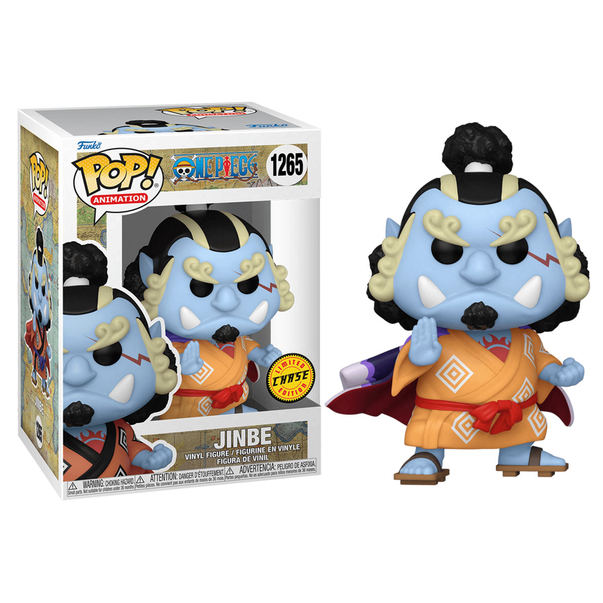 Колекційна ігрова фігурка Funko POP One Piece - Jinbe Джімбей аніме стиль — превʼю 4