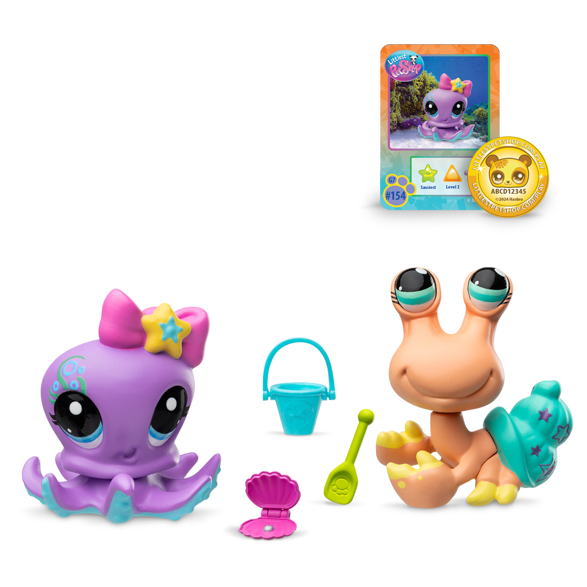Ігровий набір дитячий Hasbro Littlest Pet Shop Полювання на скарби 2 фігурки — превʼю 3