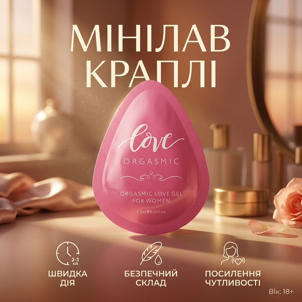 Гель-лубрикант збудливий для вагінального сексу Minilove Weiai Female Orgasm Liquid 1.5 мл жіночий
