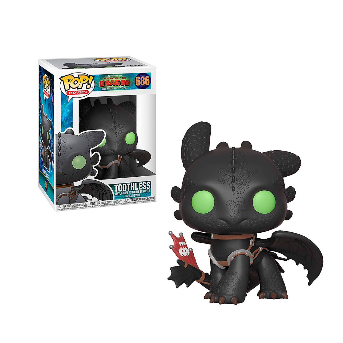 Ігрова фігурка колекційна Funko Pop - Беззубик How to Train Your Dragon Чорний — превʼю 2