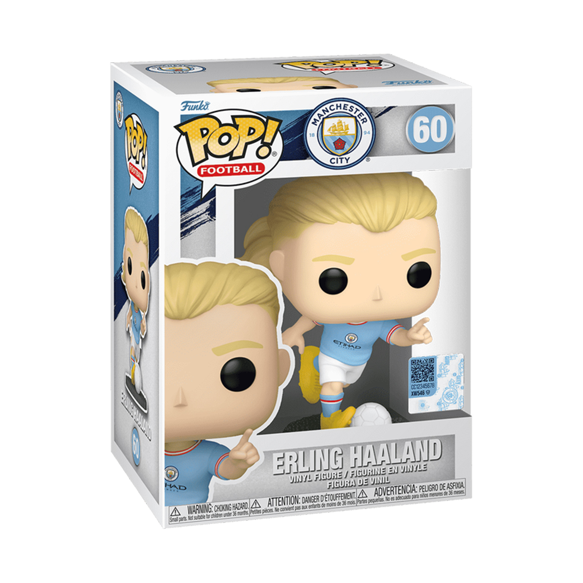 Ігрова фігурка Колекційна Erling Haaland Funko Pop Футбол Спорт 114 мм — превʼю 5