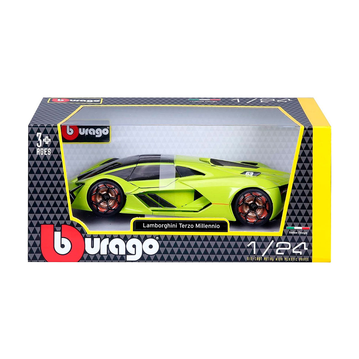 Автомодель Lamborghini Terzo Millennio Bburago 1:24 металева — превʼю 10