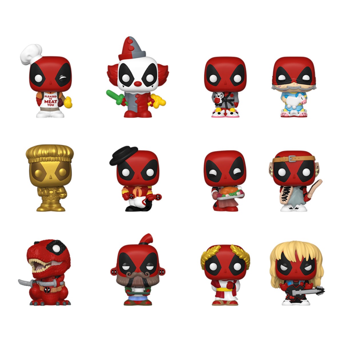 Фігурка Funko Bitty Pop — Дедпул (Deadpool) — 2,5 см в асортименті — превʼю 3