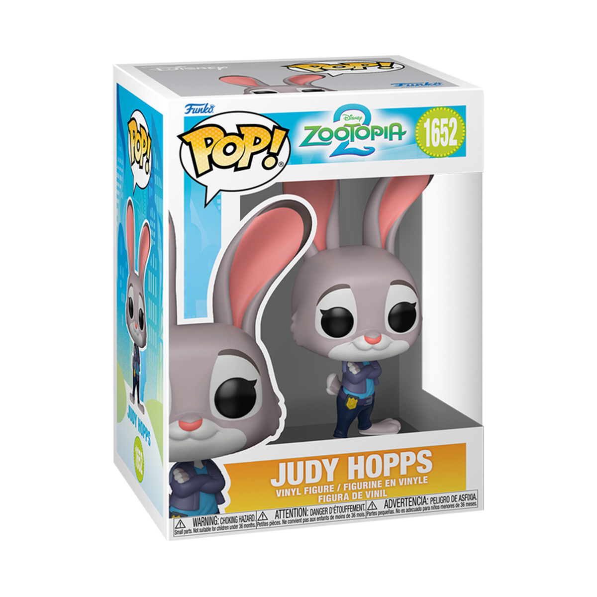 Фігурка Джуді Гоппс (Judy Hopps) — Funko Pop — Зоотрополіс — превʼю 1