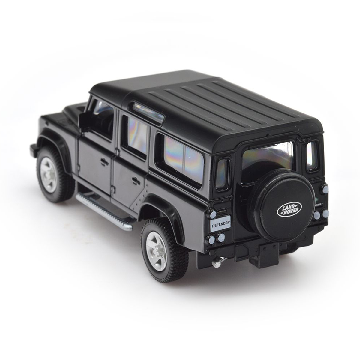 Автомодель Techno Drive Land Rover Defender 110 металева 1:32 Чорна — превʼю 5