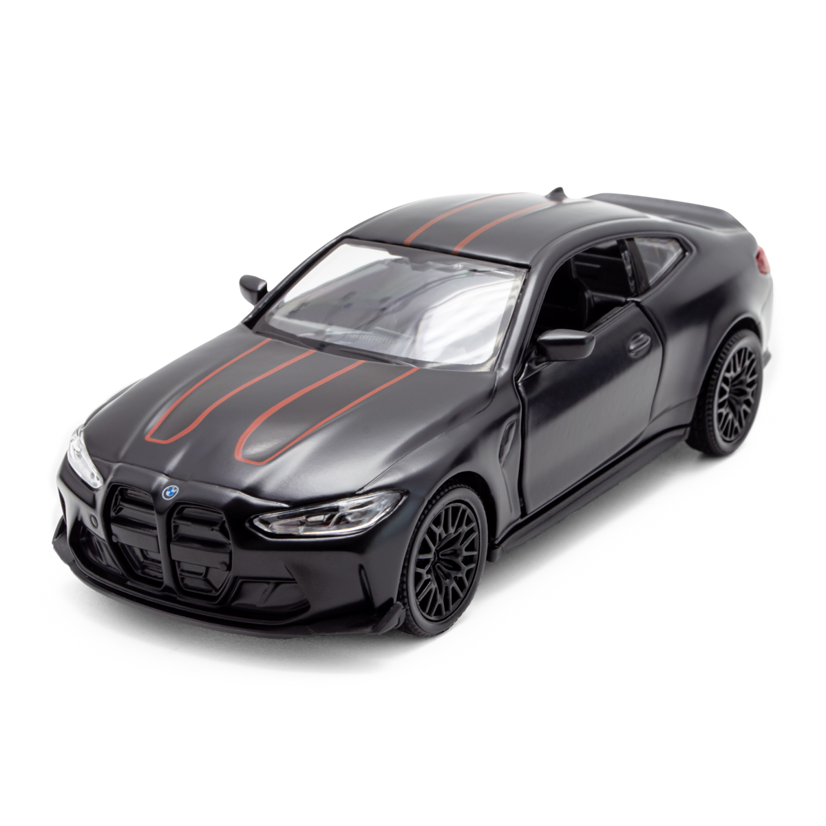 Автомодель BMW M4 CSL 2023 Techno Drive 1:38 металева Чорна — превʼю 1