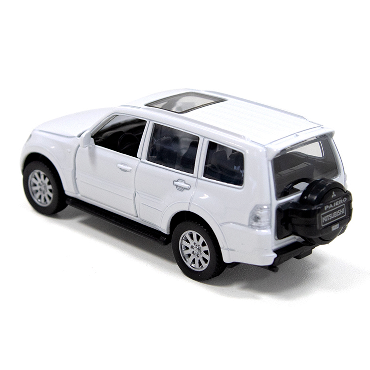 Автомодель Techno Drive Mitsubishi Pajero 4WD Turbo металева Біла — превʼю 6