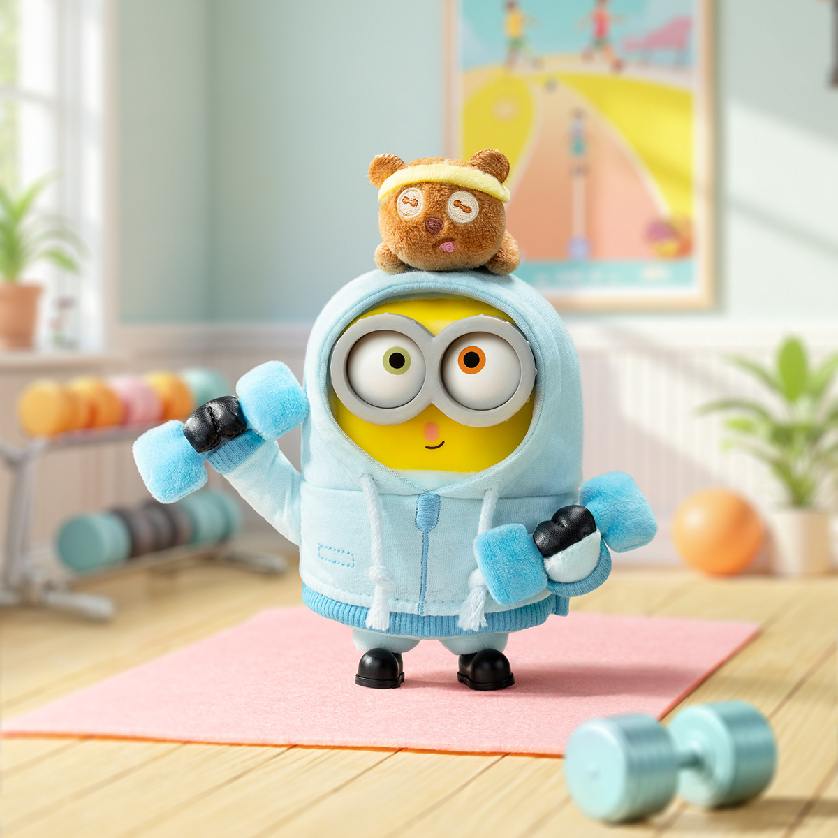 М'яка іграшка РOP TOP 52Toys – Посіпаки Bob & Tim – З кільцем — превʼю 7