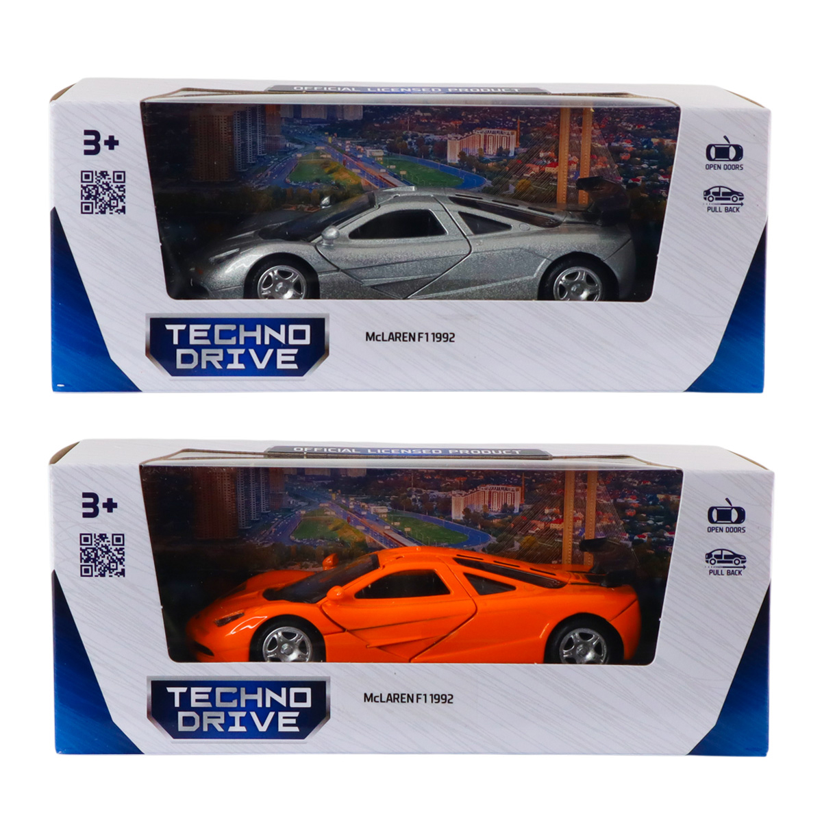 Автомодель Techno Drive McLaren F1 1992 металева 1:34 — превʼю 3