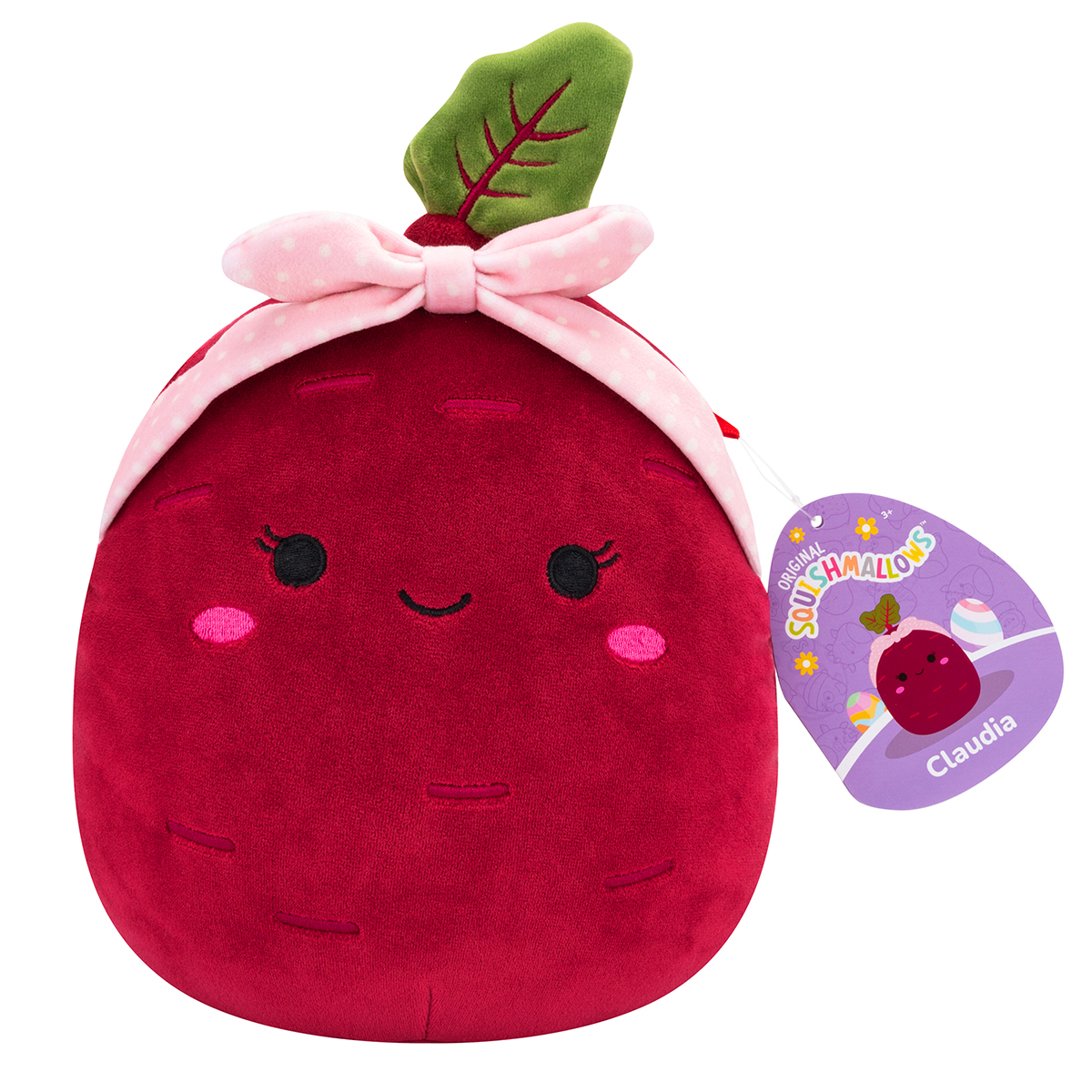 М'яка іграшка Squishmallows – Буряк Клавдія (Claudia the Beet) – 19 см — превʼю 7