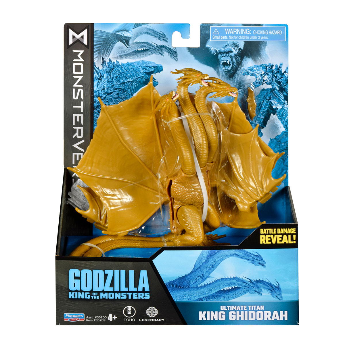 Ігрова фігурка Godzilla vs. Kong Король Гідора 15 см з рухливими частинами — превʼю 4
