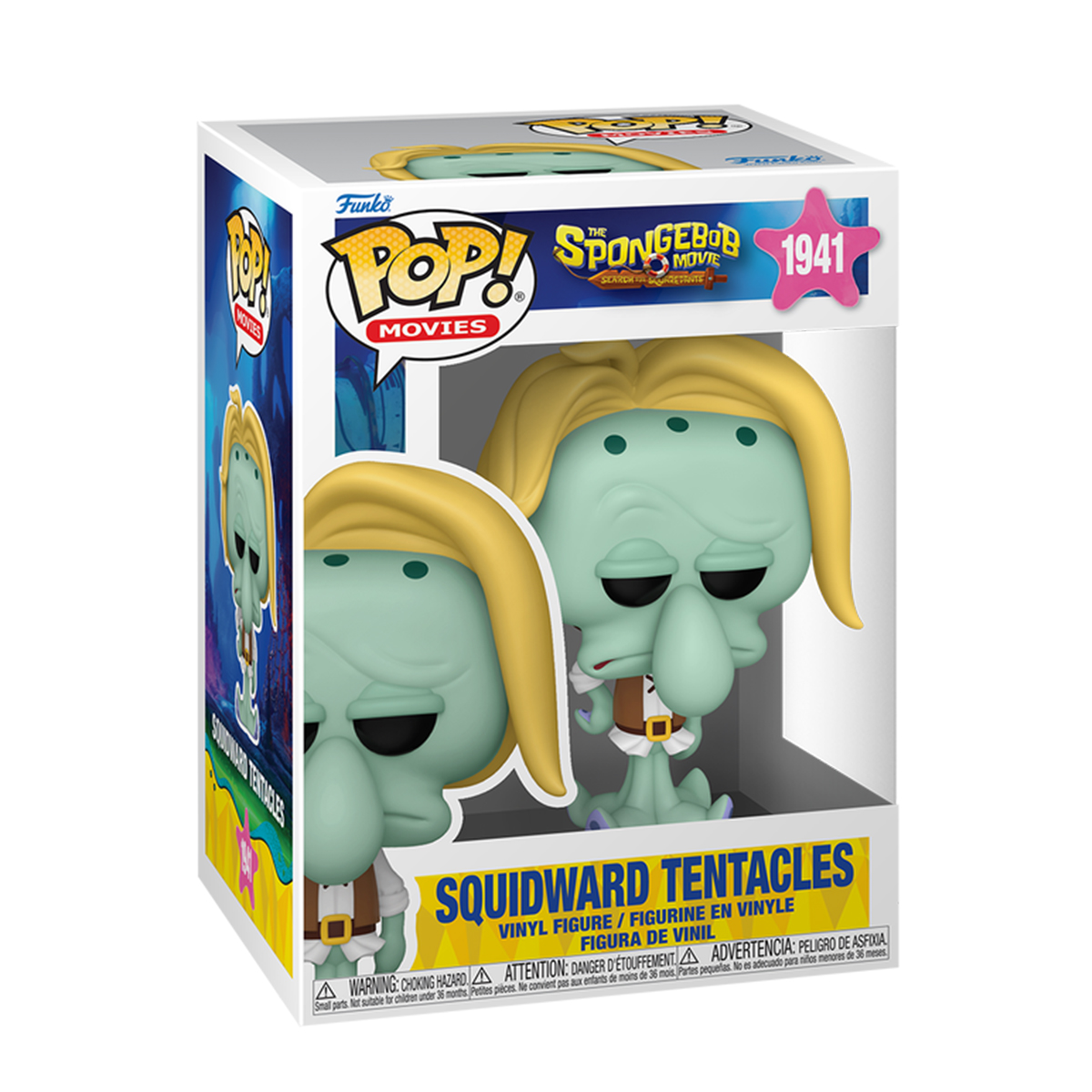 Колекційна ігрова фігурка Funko POP Губка Боб Квадратні Штани - Пірат Сквідвард