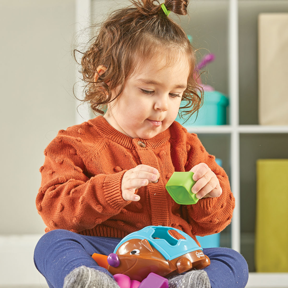 Навчальний ігровий набір сортер Їжачок для малюків Learning Resources Pop-IT — превʼю 4