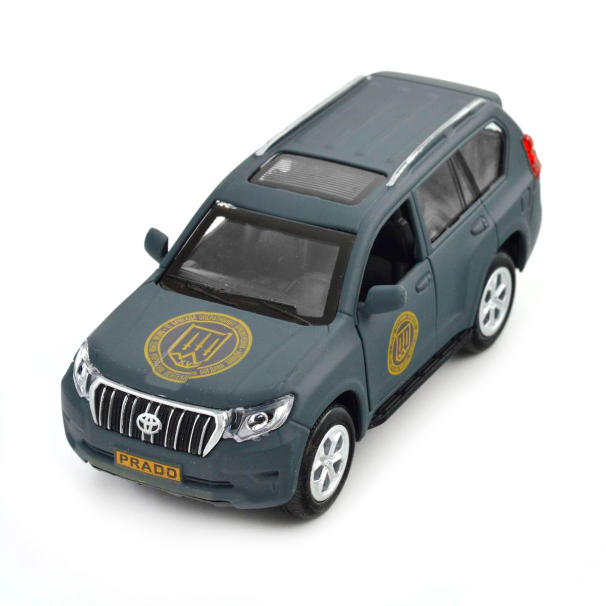 Машинка металева Toyota Prado Кара-Даг TechnoDrive 1:40 Шеврони Героїв — превʼю 1