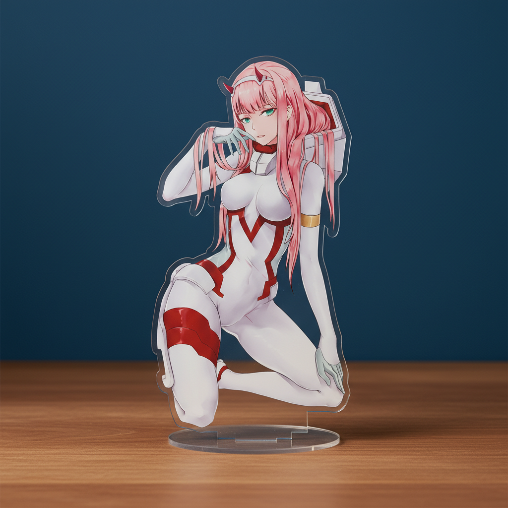 Акрилова фігурка 02 Zero Two Милий у Франксі Darling in the Franxx 150 x 50 мм — превʼю 2