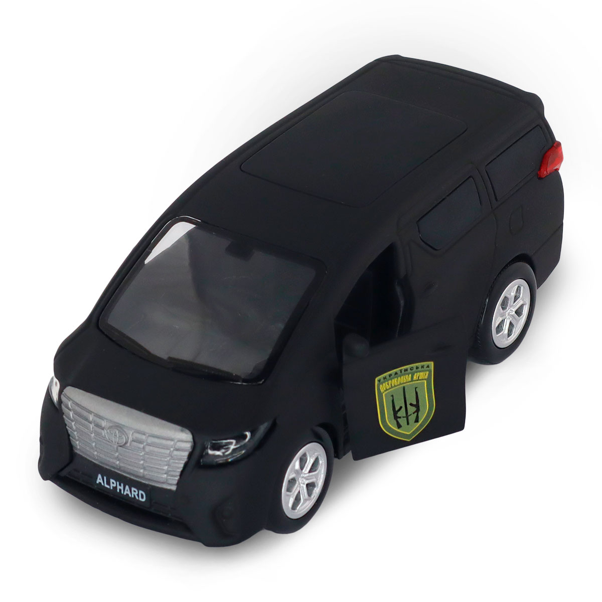 Колекційна автомодель Toyota Alphard Шеврони Героїв УДА 1:40 металева — превʼю 15