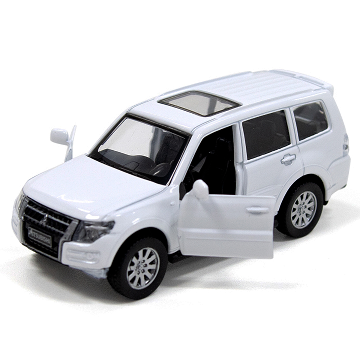 Автомодель Techno Drive Mitsubishi Pajero 4WD Turbo металева Біла — превʼю 11