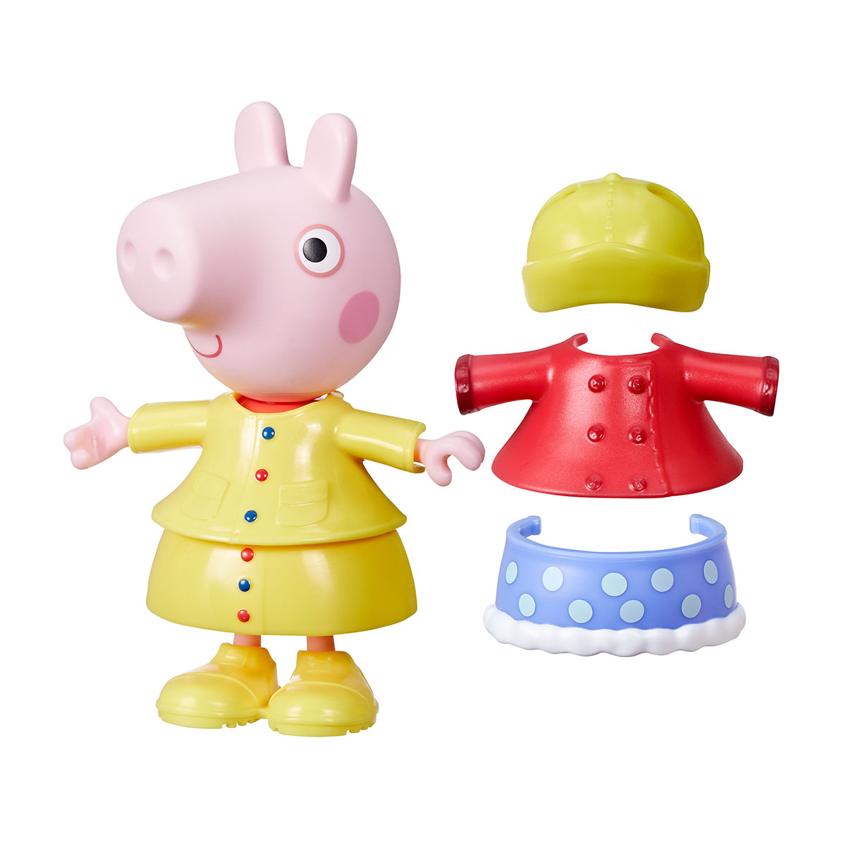 Ігровий набір дитячий Peppa Figurines Одягни Пеппу 15 см з аксесуарами