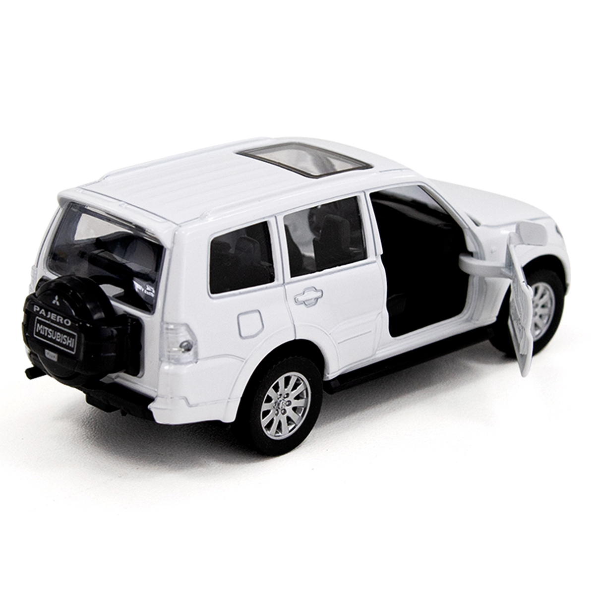 Автомодель Techno Drive Mitsubishi Pajero 4WD Turbo металева Біла — превʼю 12