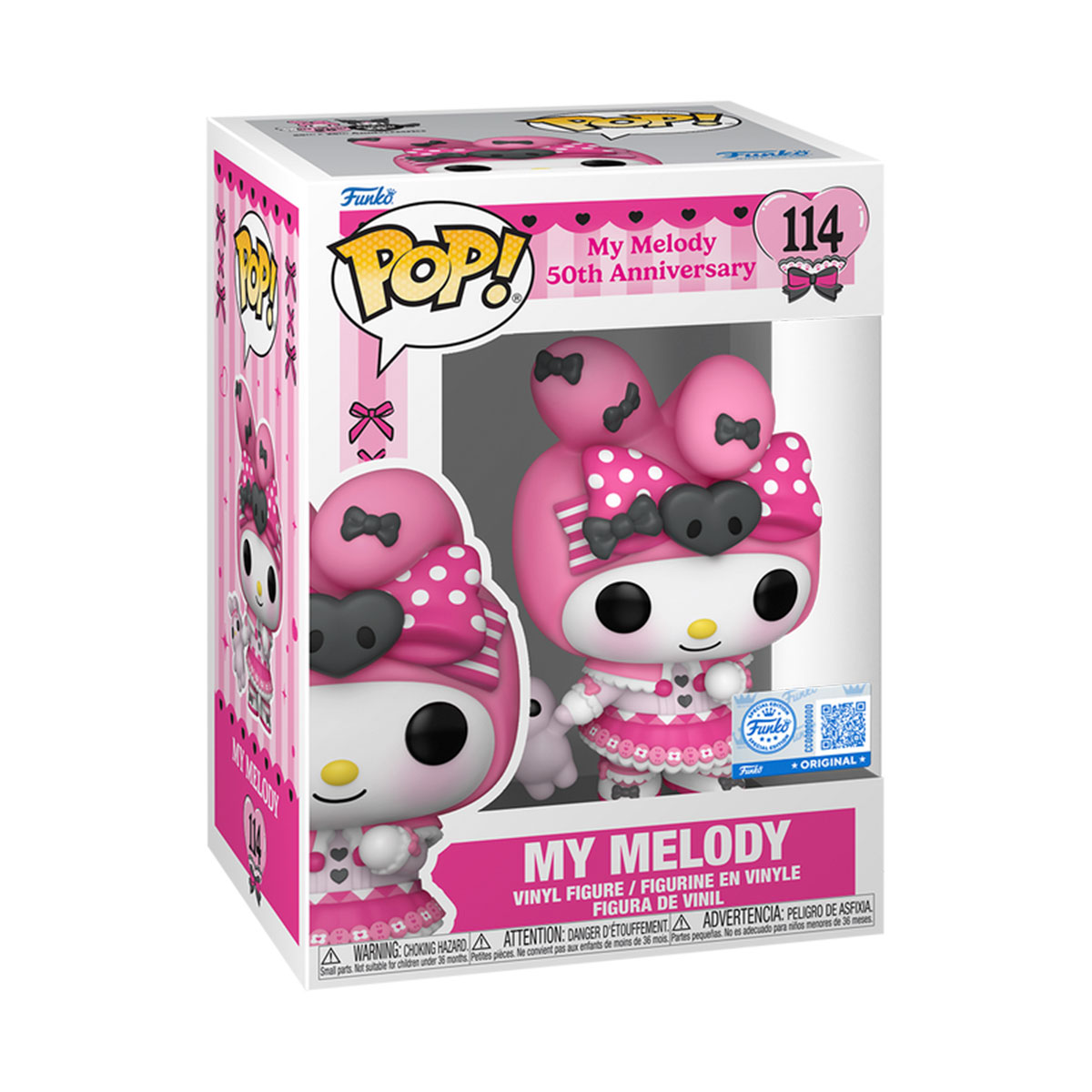 Колекційна ігрова фігурка Funko POP Sanrio My Melody - Моя Мелоді Рожевий — превʼю 1