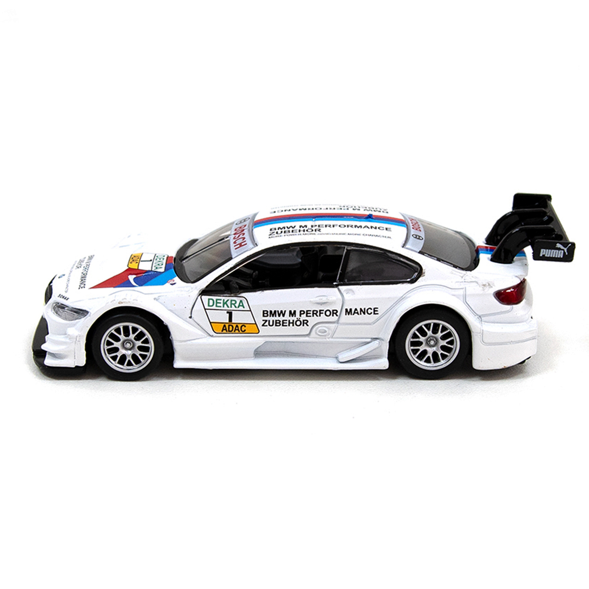 Автомодель BMW M3 DTM TechnoDrive металева з функцією pull-back Біла — превʼю 5
