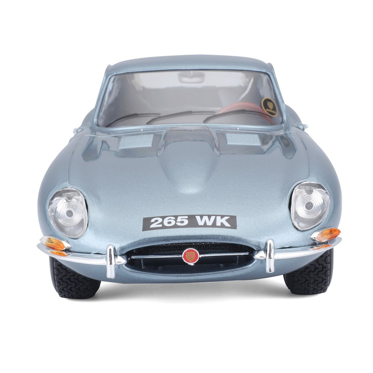 Автомодель Jaguar E-Type Coupe 1961 Bburago 1:18 Синя — превʼю 6