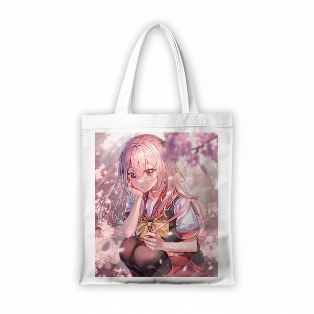 Сумка-шопер Ця порцелянова лялька закохалася Sono Bisque Doll wa Koi wo Suru Саюна Інуї 39x35 см біла з льону 17293