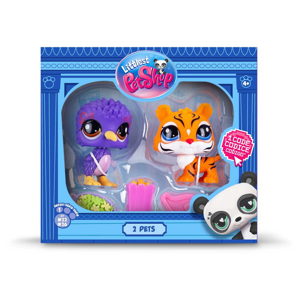 Ігровий набір для дітей Смакові вподобання Hasbro Littlest Pet Shop 2 фігурки