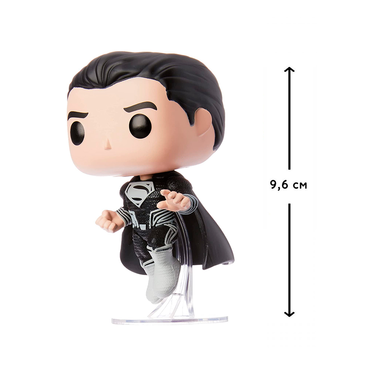 Фігурка Супермен (Superman) — Funko Pop — Justice League у чорному костюмі — превʼю 2
