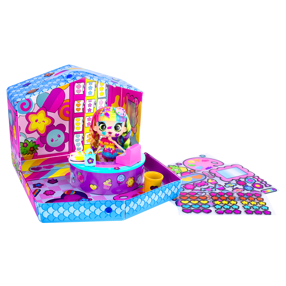 Ігровий набір з лялькою Дизайнерський магазин наліпок MGA Entertainment Decora — превʼю 2