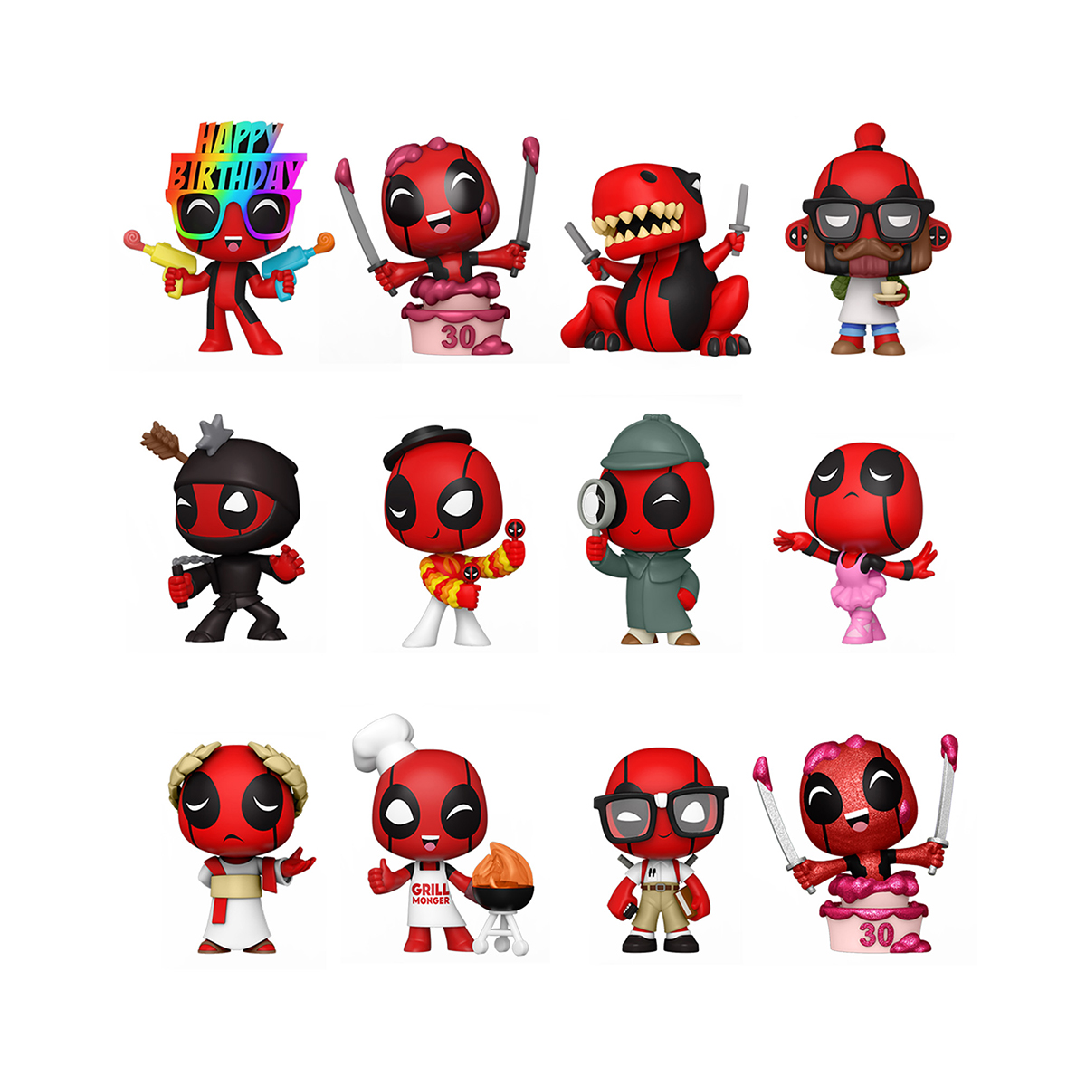 Колекційна ігрова фігурка Mystery Minis - Deadpool Funko стилізований герой — превʼю 2