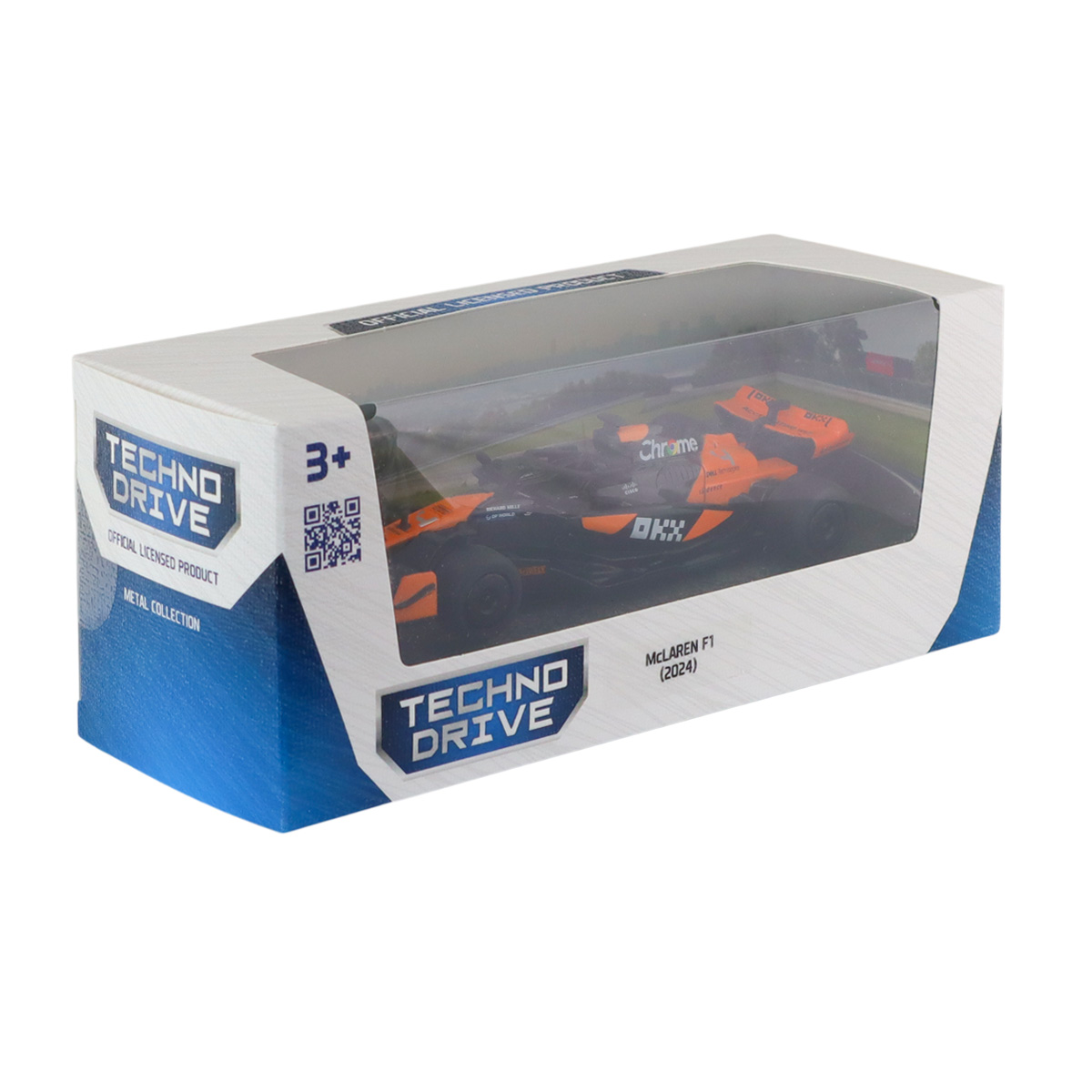 Автомодель Techno Drive McLaren F1 2024 металева 1:43 Помаранчева — превʼю 6