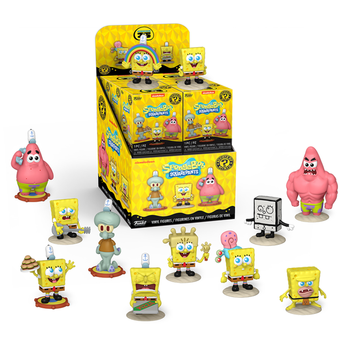 Ігрова фігурка колекційна Funko Mystery Minis SpongeBob - Губка Боб Кольорова — превʼю 4