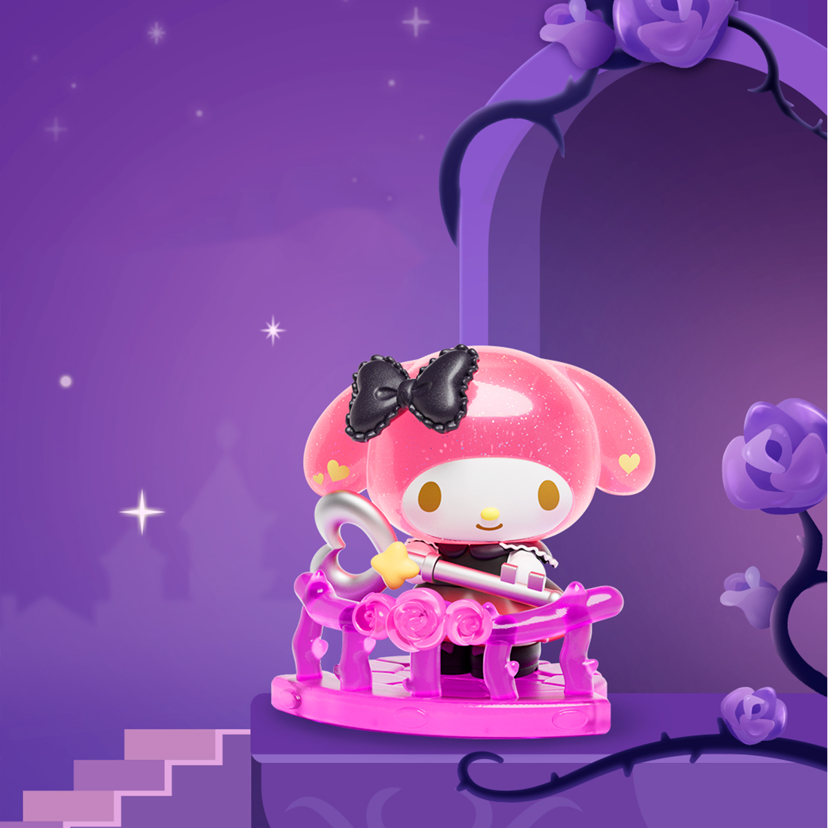 Фігурка-сюрприз Pop Top – Куромі (Kuromi) та Май Мелоді (My Melody) – 5 см — превʼю 4